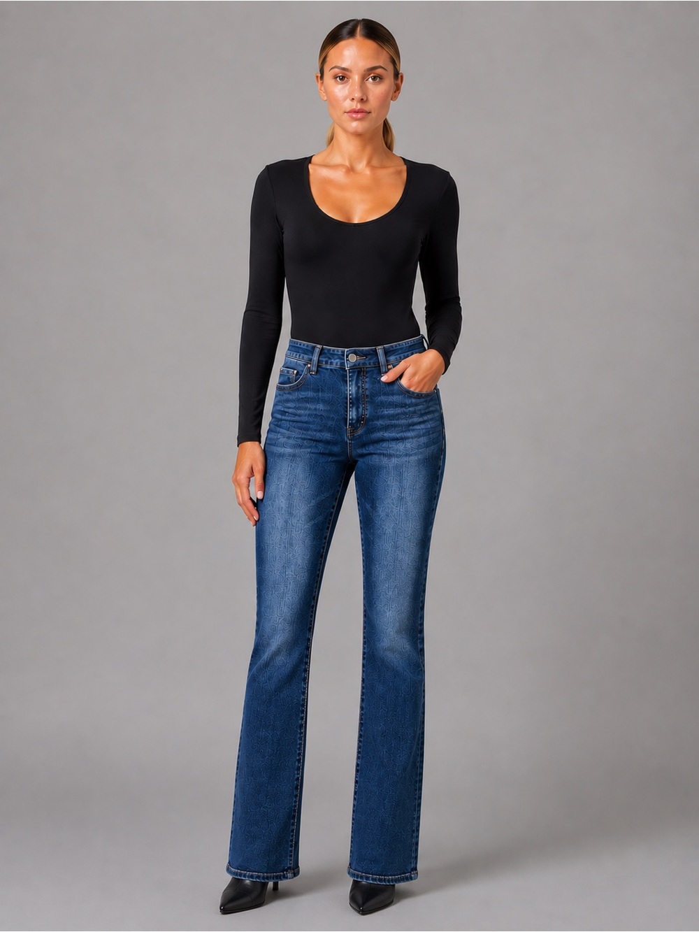 BKE Parker High Rise Tailored Bootcut Jeans Size 25 x 35 1/2 Universal FIt Denim